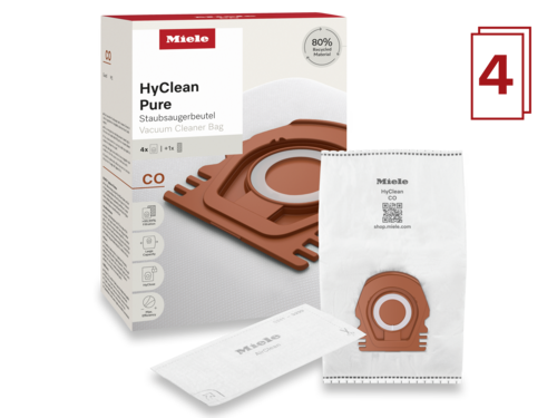 Мешки-пылесборники HyClean Pure CO Miele купить в Перми | Всегда в наличии! | Артикул 12557080 | Официальный сайт