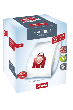 Комплект мешков пылесборников Allergy XL Pack 2 HyClean FJM + фильтр HA 50 Miele купить в Перми | Всегда в наличии! | Артикул 10632910 | Официальный сайт