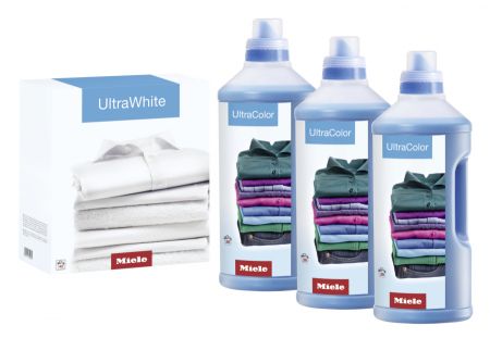Набор моющих средств для стиральных машин 3хUltraColor + 1хUltraWhite Miele купить в Перми | Всегда в наличии! | Артикул 11347740 | Официальный сайт