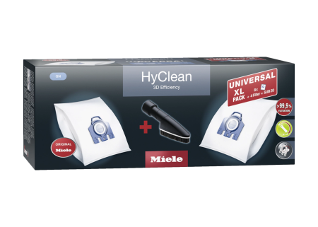 Комплект мешков-пылесборников Universal XL pack HyClean 3D GN Miele купить в Перми | Всегда в наличии! | Артикул 11476550 | Официальный сайт